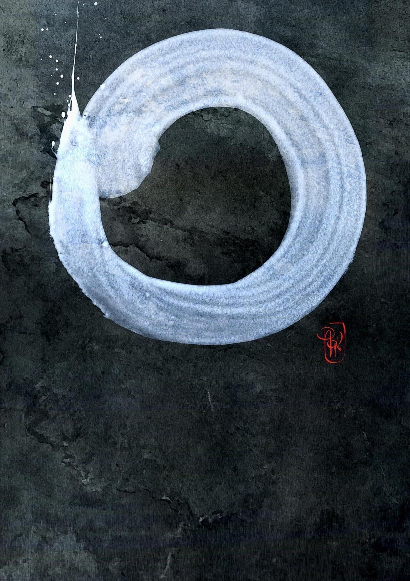 Ensō n°15 - Blanc de Chine (TOILE)