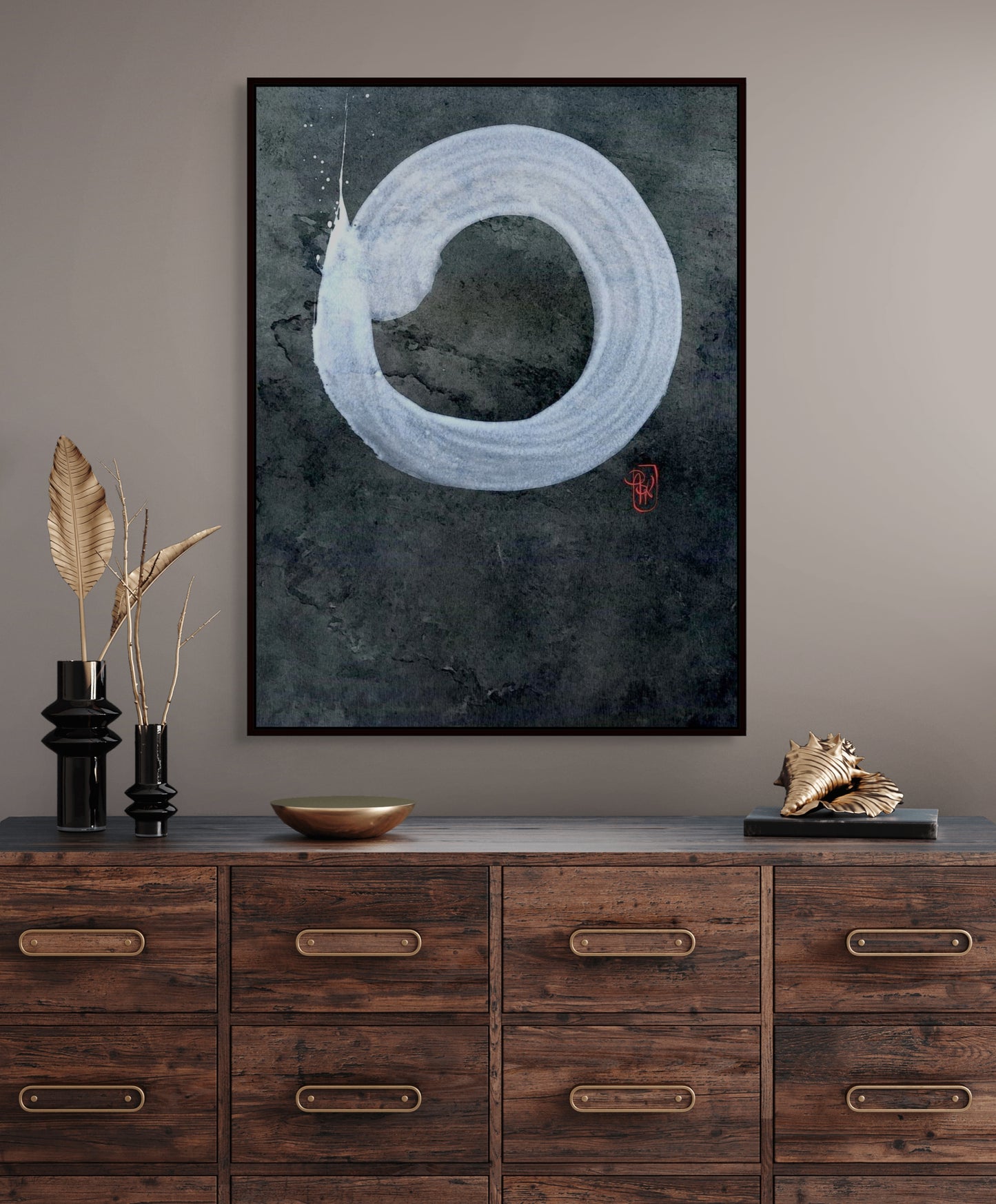 Ensō n°15 - Blanc de Chine (TOILE)