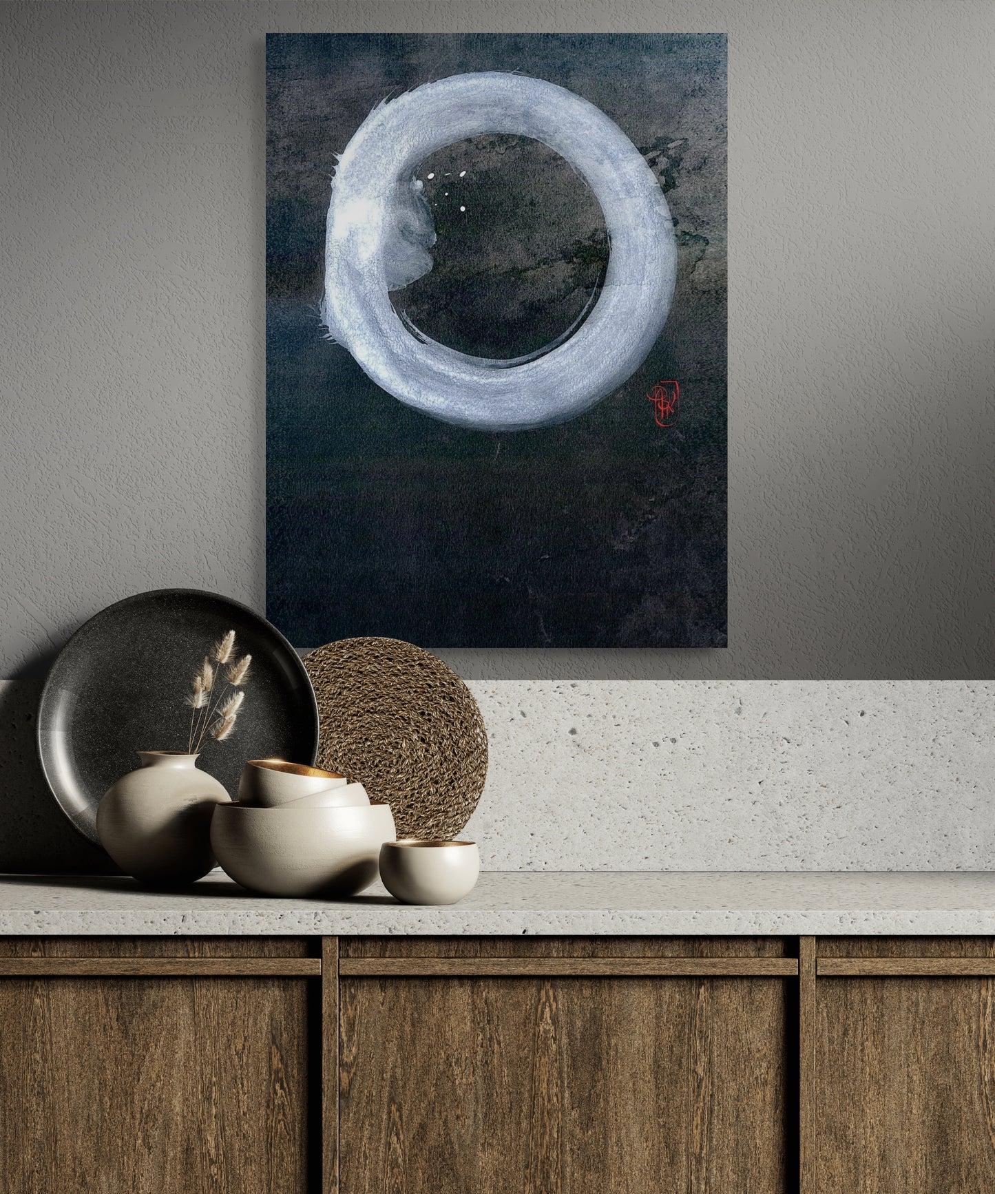 Ensō n°33 - Blanc de Chine (TOILE)