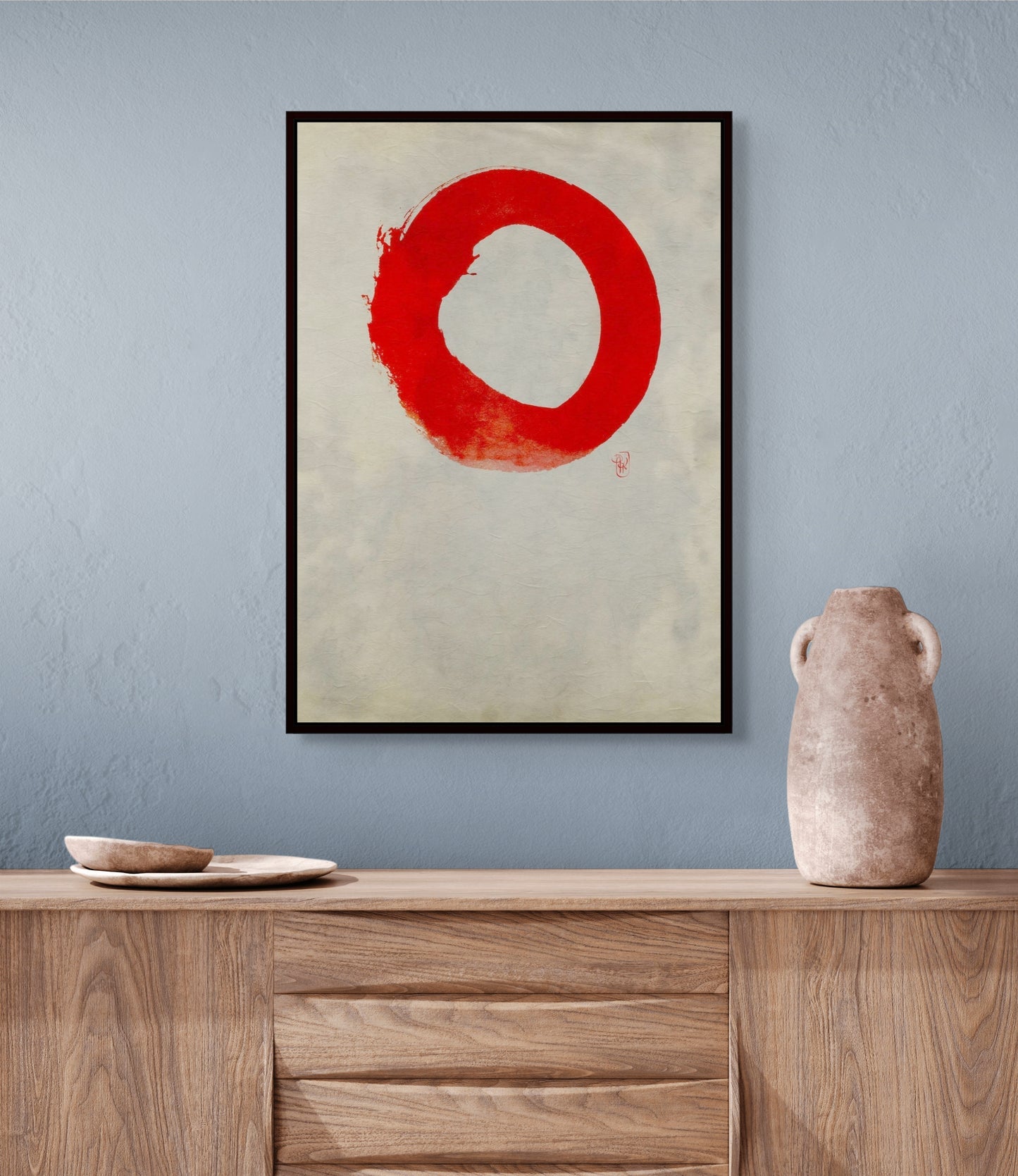 Ensō n°03 – Cercle rouge