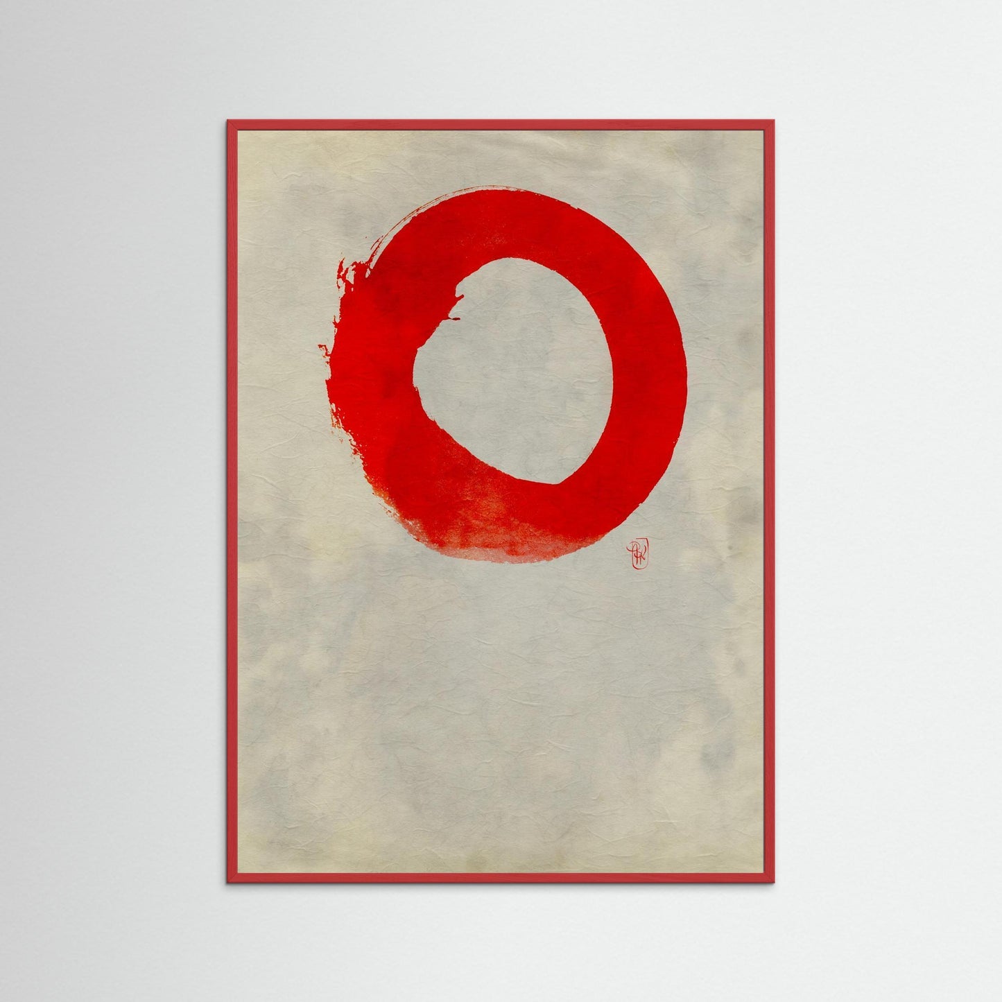 Ensō n°03 – Cercle rouge