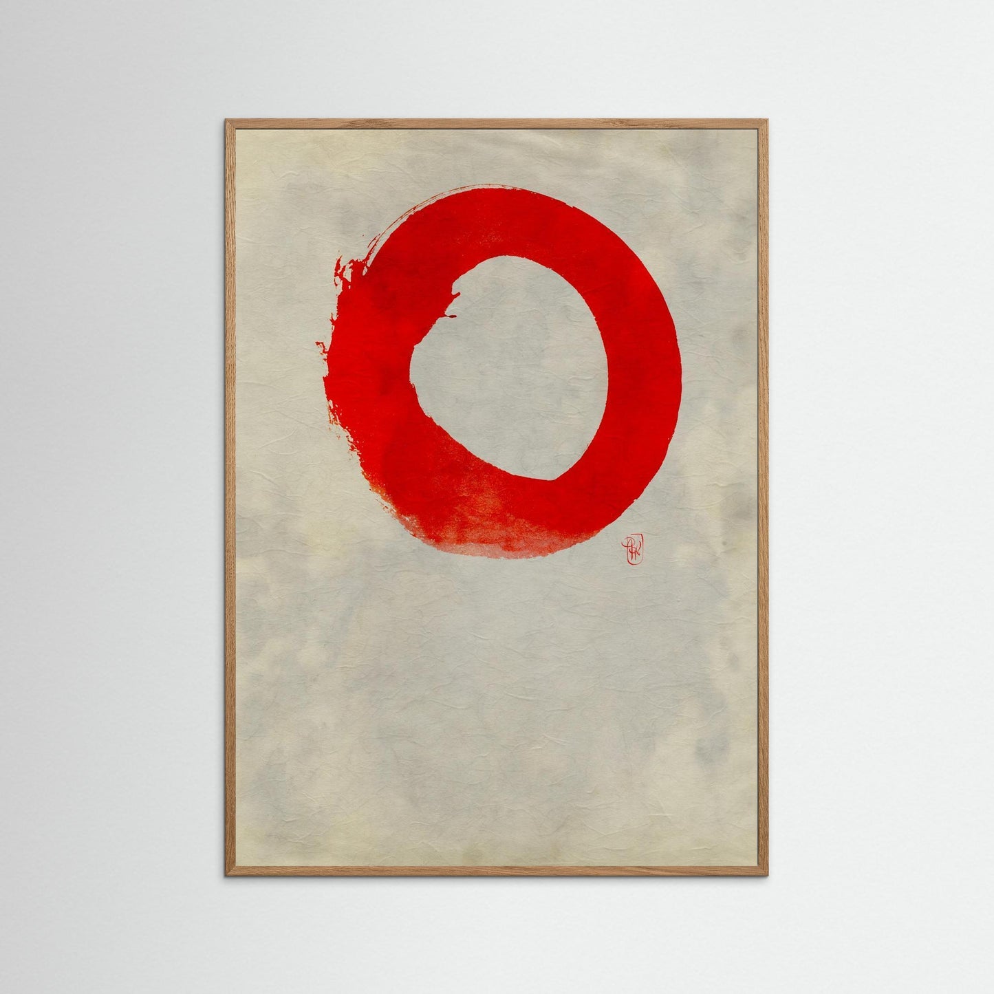Ensō n°03 – Cercle rouge