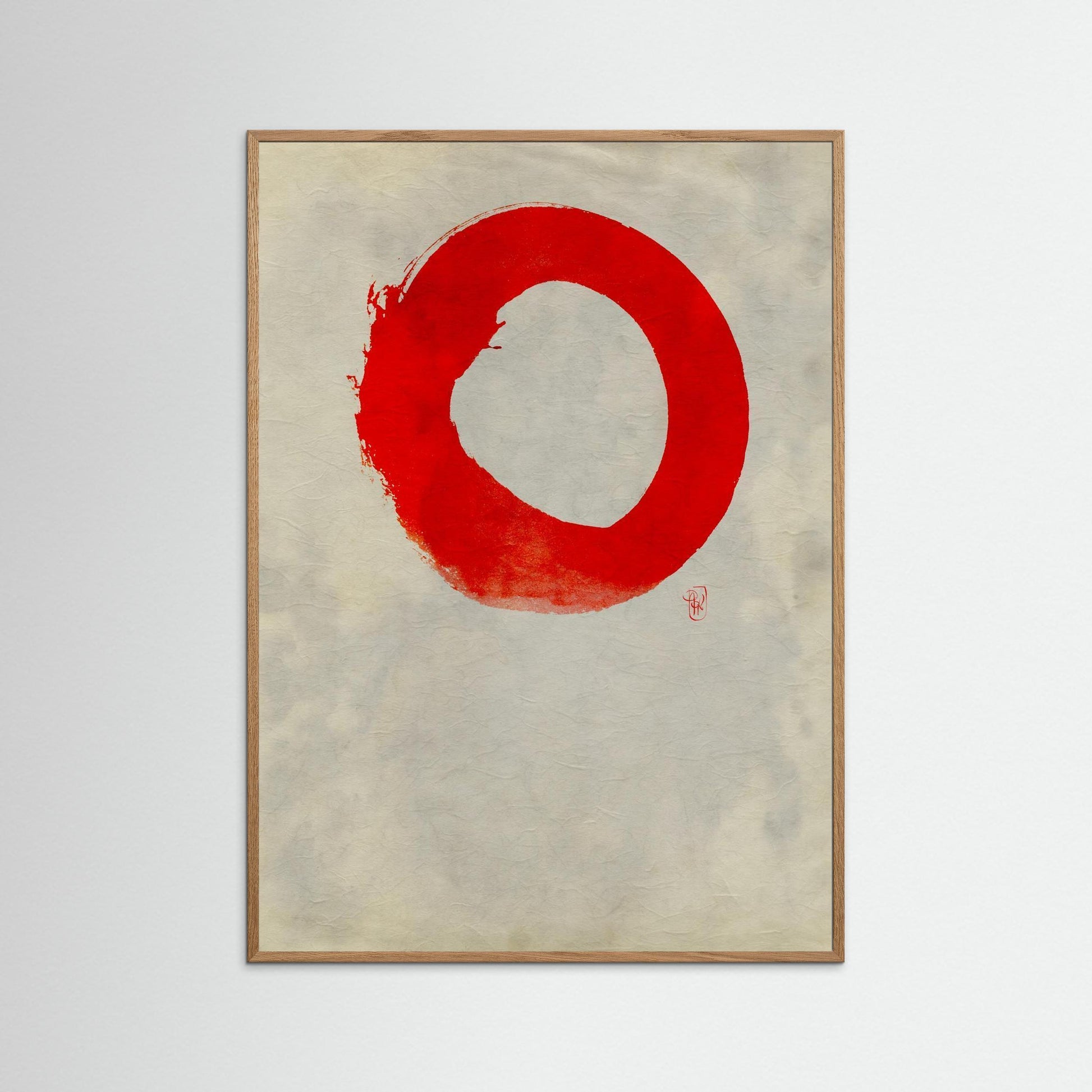 Ensō n°03 – Cercle rouge